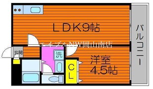 大元駅 徒歩68分 3階の物件間取画像